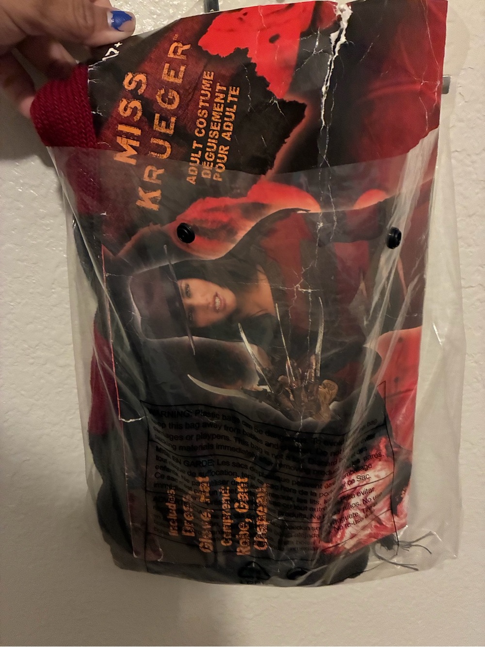 Woman’s miss freddy Kruger Costume - Horror Character Outfit